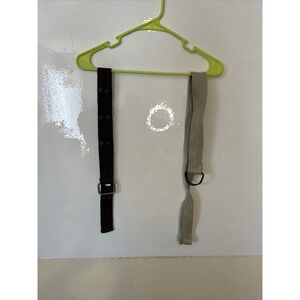 Two Men's Double Ring 35" Canvas‎ Belts